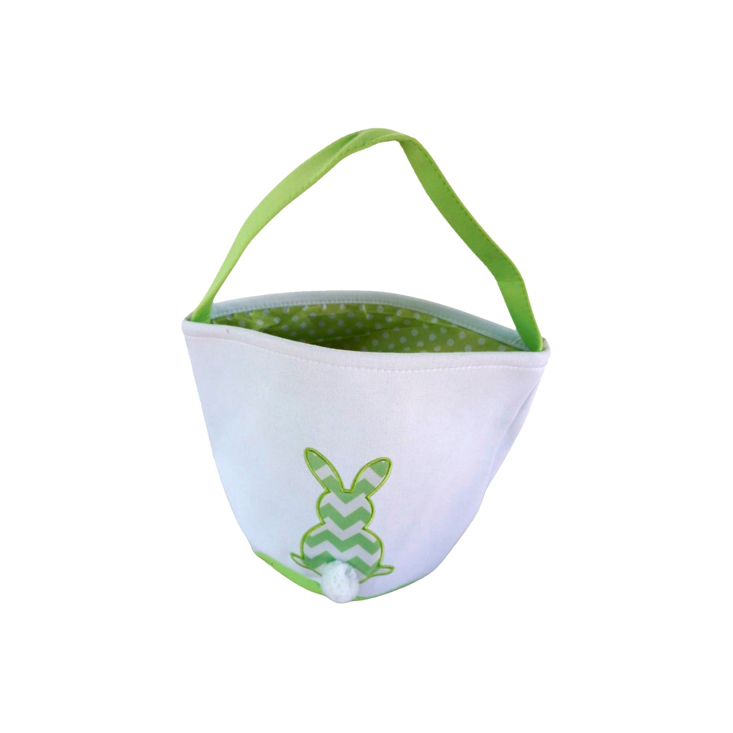 Bolsa Blanca con figura de conejo