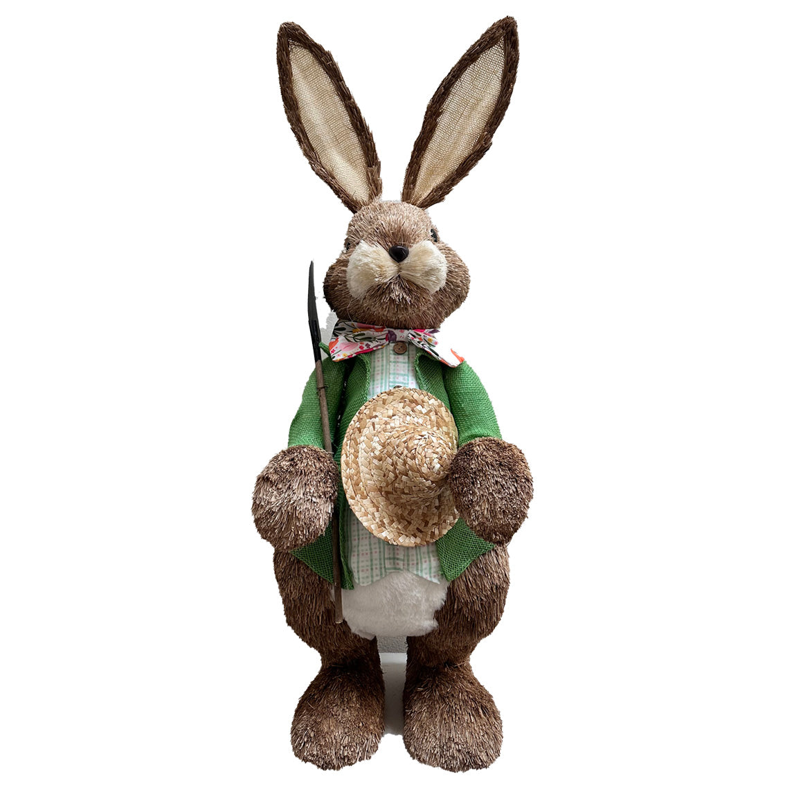 Conejo con sombrero en mano 110cm