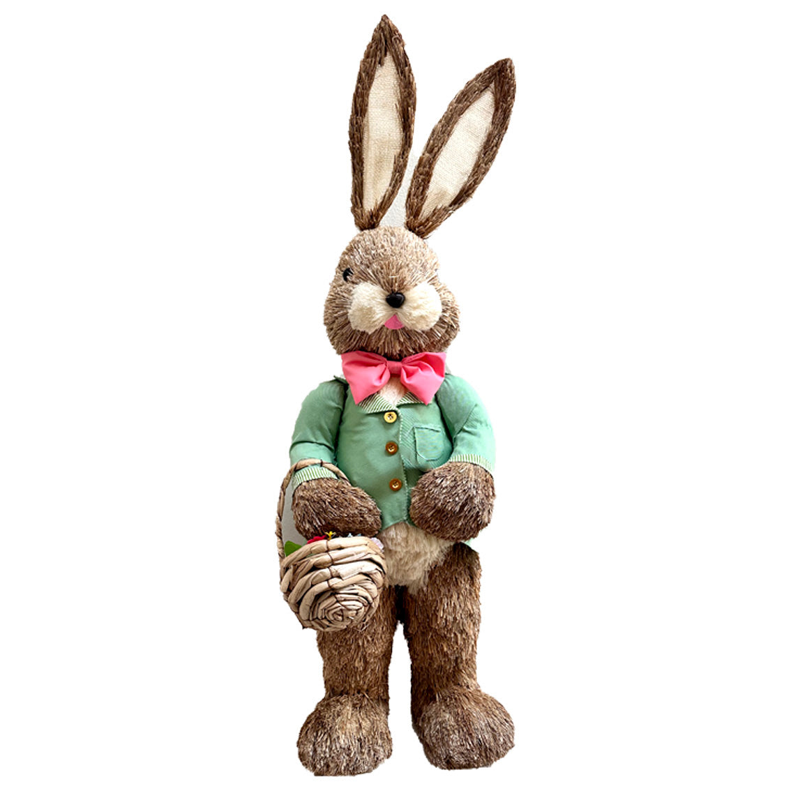 Conejo con moño rosa 110cm