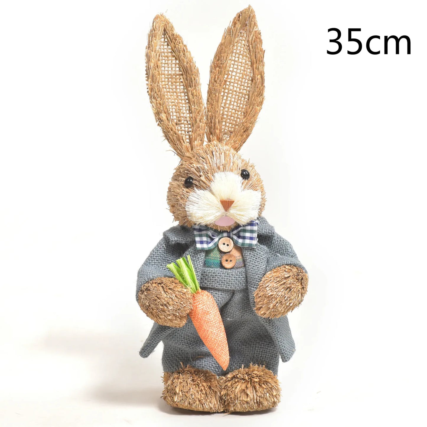 Conejo de Paja - Decoración de Pascua para Hogar y Jardín