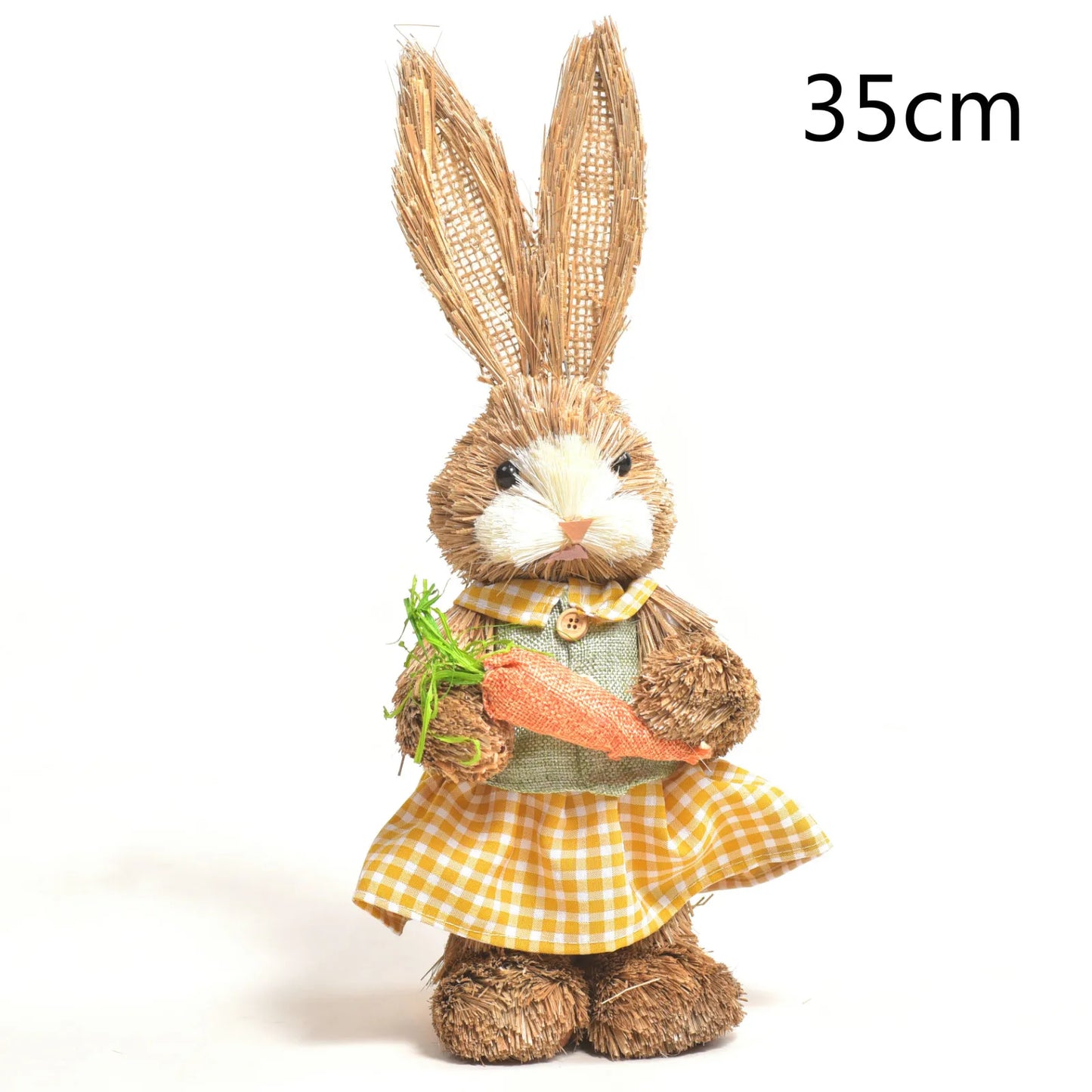 Conejo de Paja - Decoración de Pascua para Hogar y Jardín