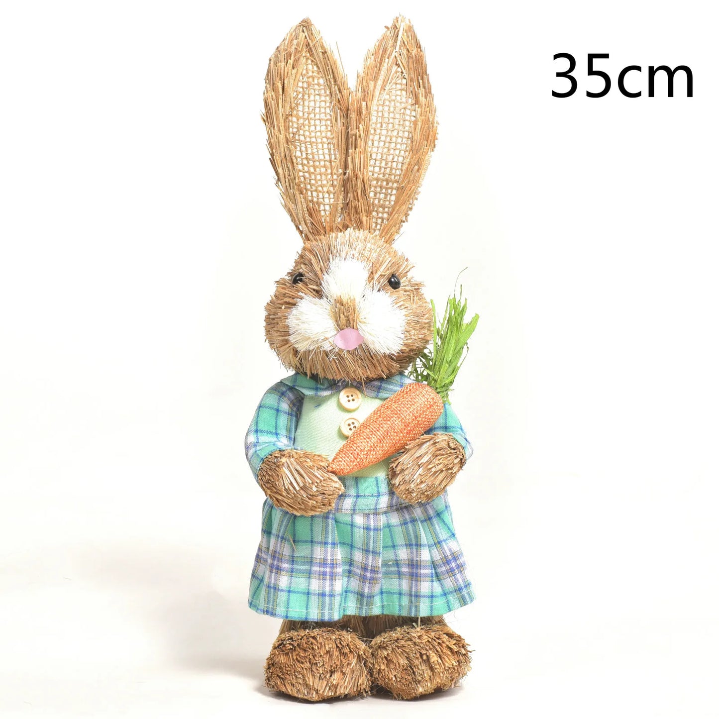 Conejo de Paja - Decoración de Pascua para Hogar y Jardín