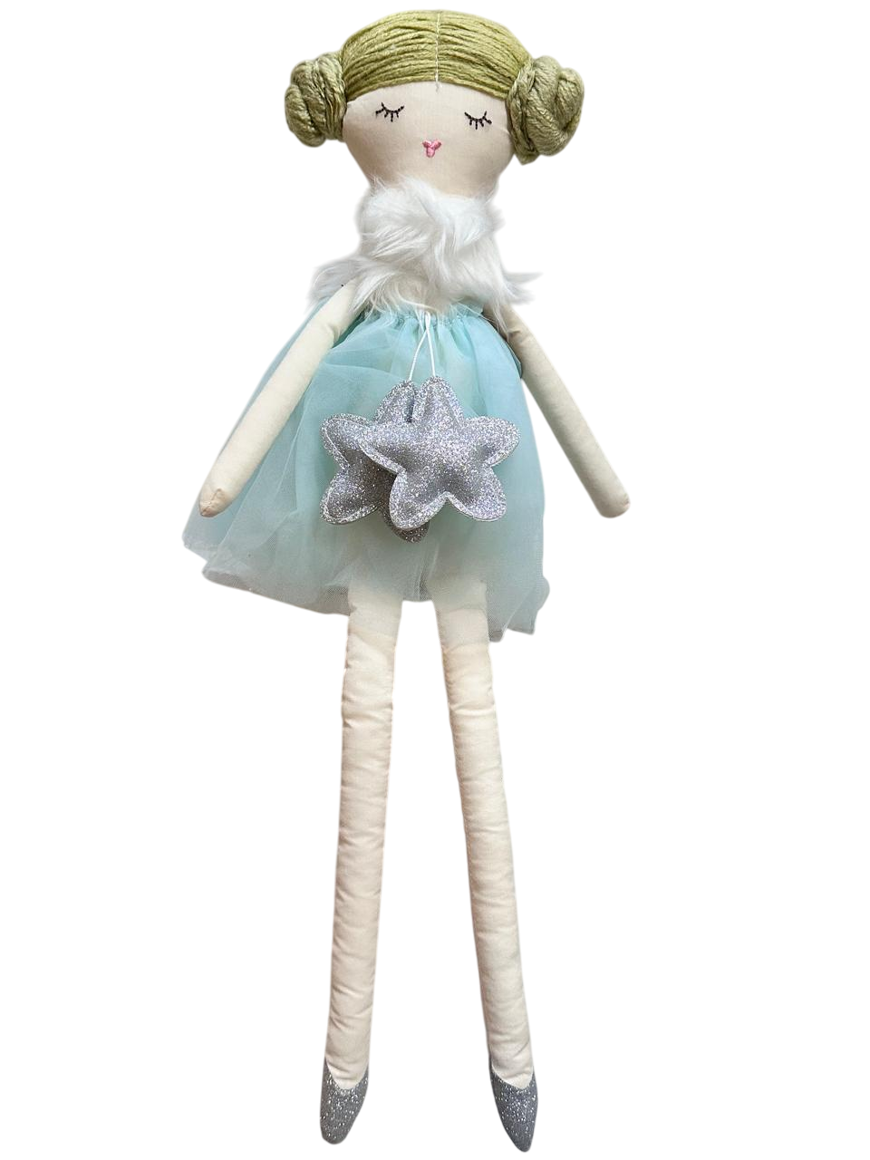 Muñeca piernas colgantes