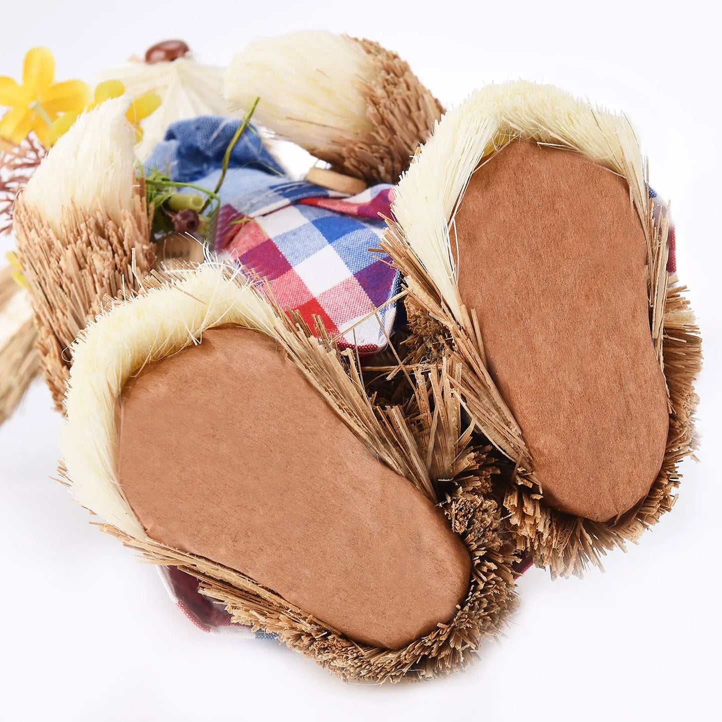 Conejo de Pascua Antropomórfico - Decoración Creativa de Paja
