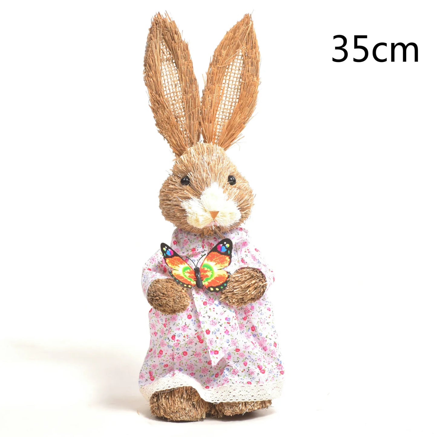 Conejo de Paja - Decoración de Pascua para Hogar y Jardín
