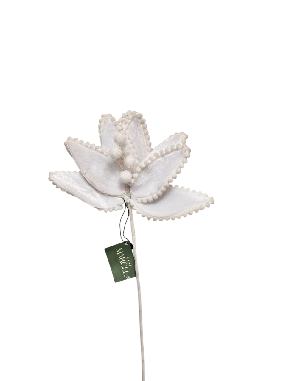 vara flor noche buena terciopelo