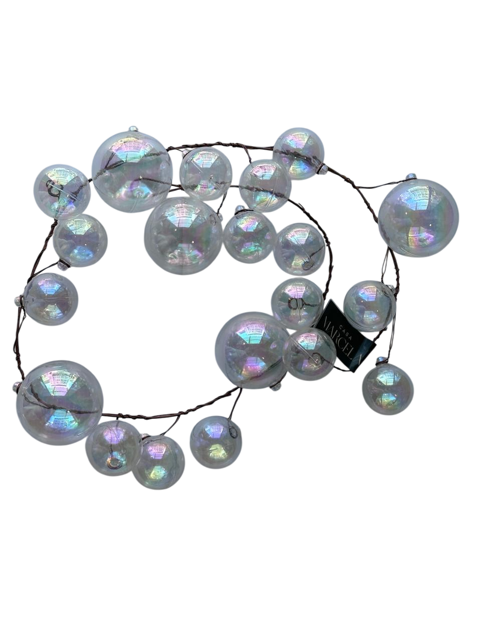 Enredadera perlas y esferas