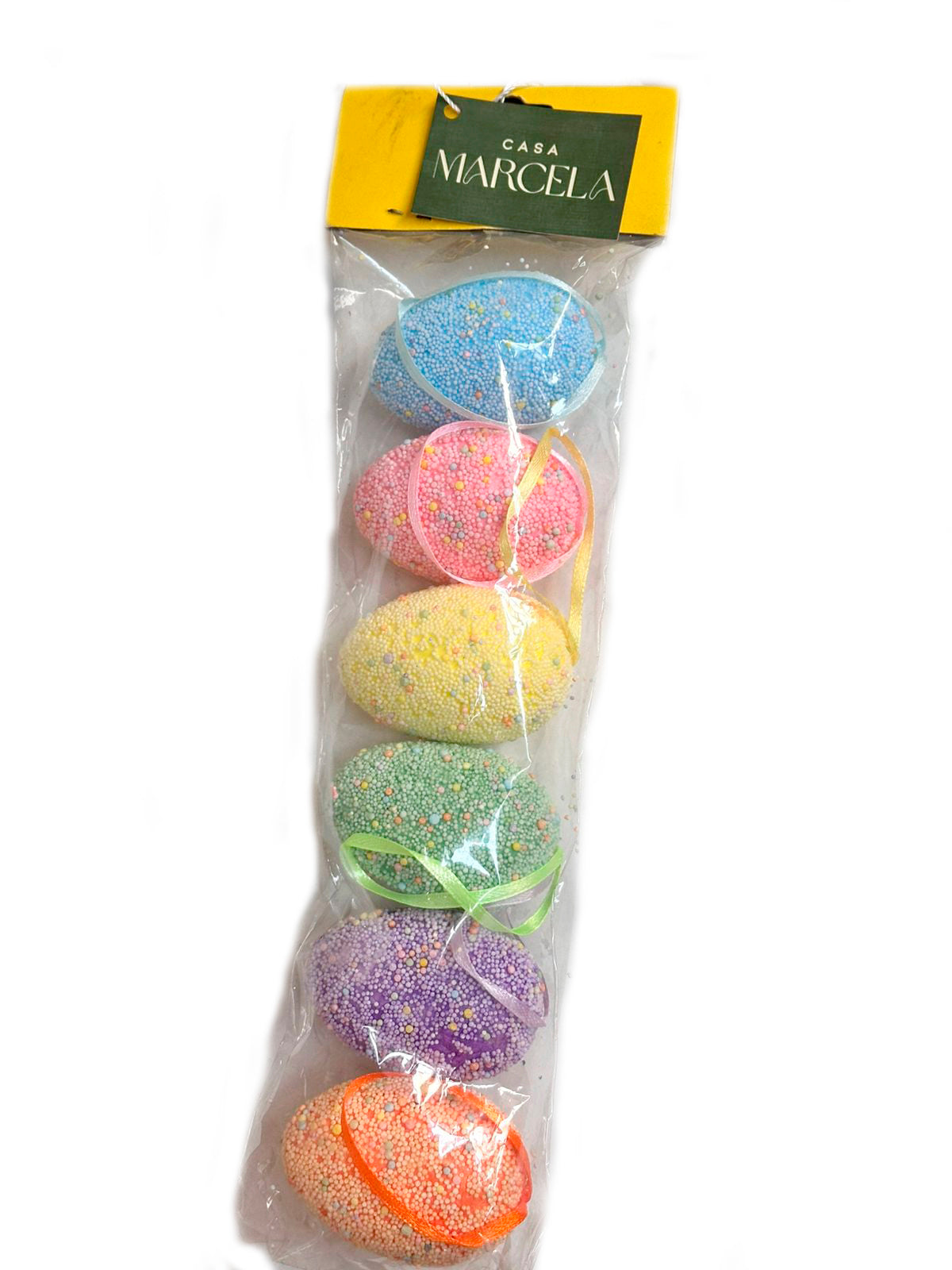 paquete de 6 huevos de pascua