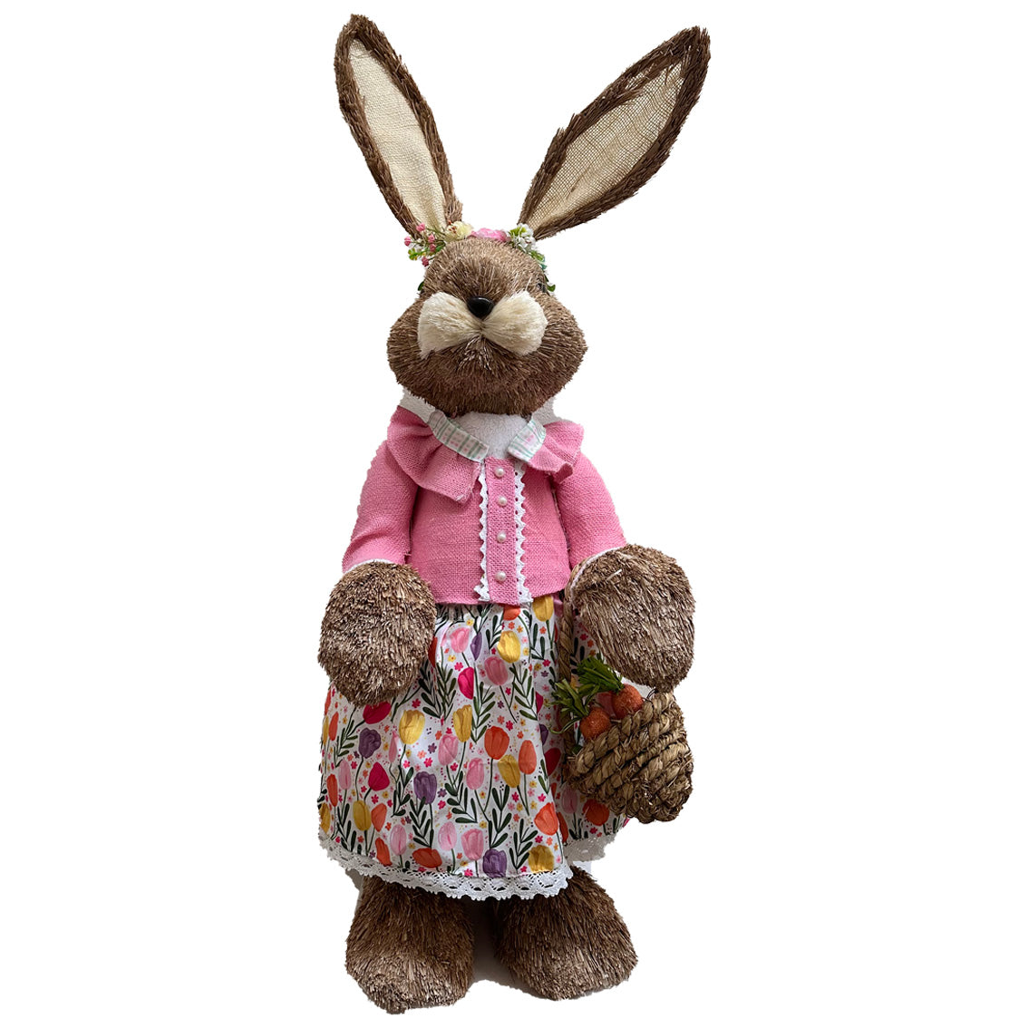 Coneja vestido con flores de 110cm