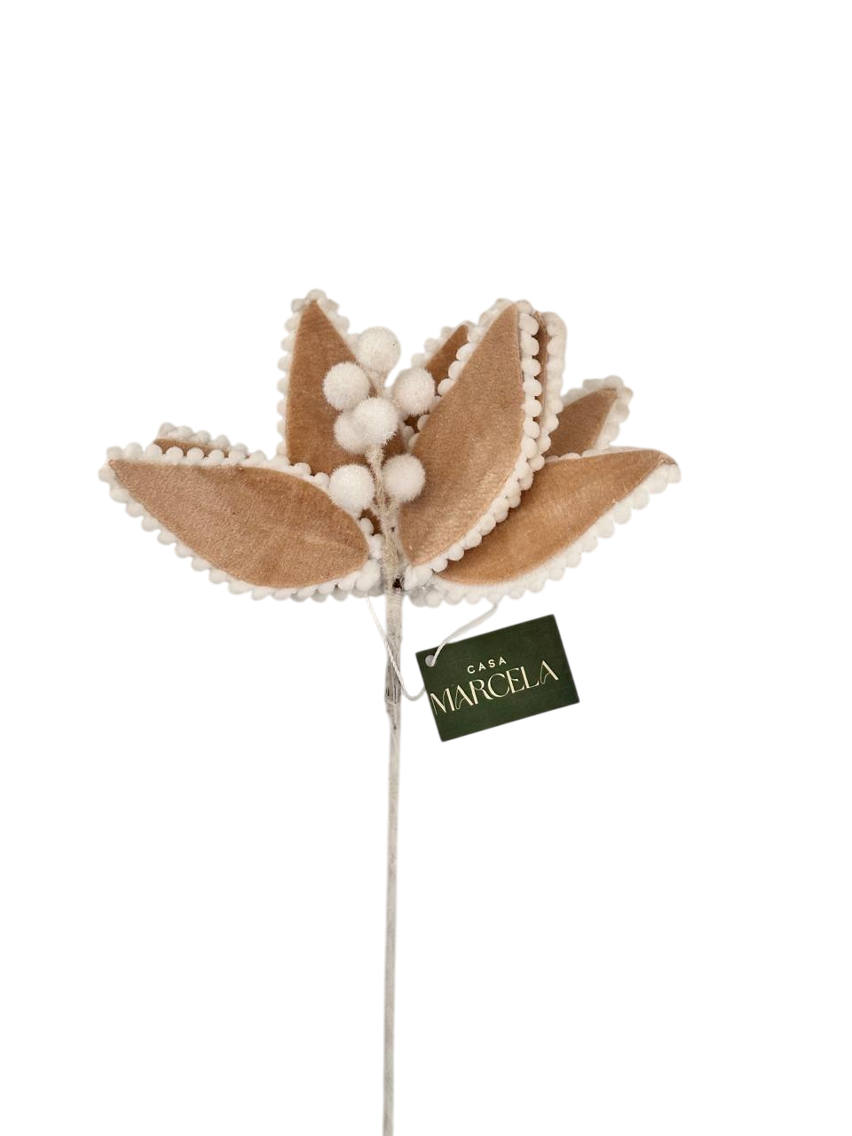 vara flor noche buena terciopelo