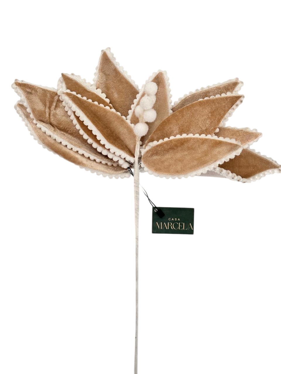 vara flor noche buena terciopelo