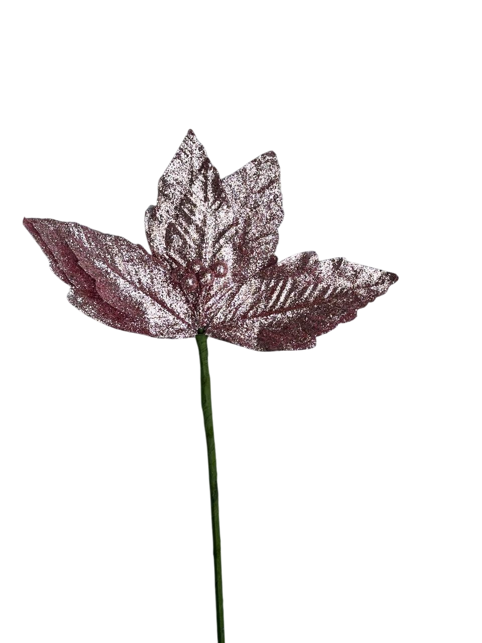 vara flor noche buena glitter